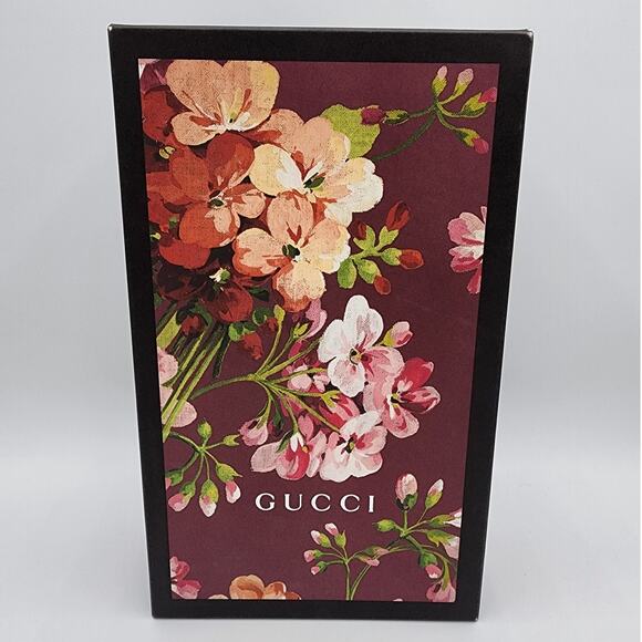 Gucci Blooms Supreme Floral Storage Box, Tissue Paper, Large Fold-Over Satin Bag - Picture 2 of 13